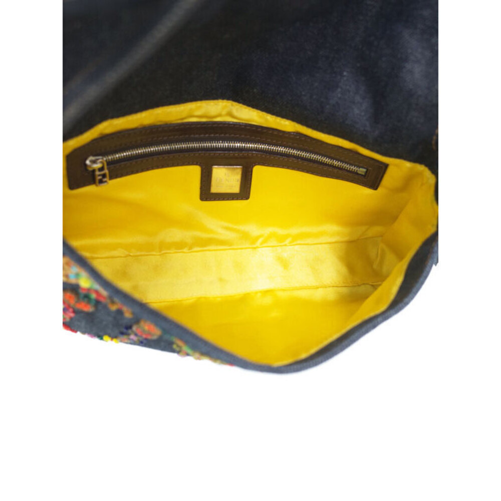 Fendi Bag Shoulder Beaded Mamma Semi Bucket - Picture 3 of 9
